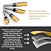 Pattern Flush Trim Router Bit Set, Newdeli Straight Cut Router Bit with a Bearing Prevent Tear-Out, Template Guide Woodworking Milling Cutter Tool