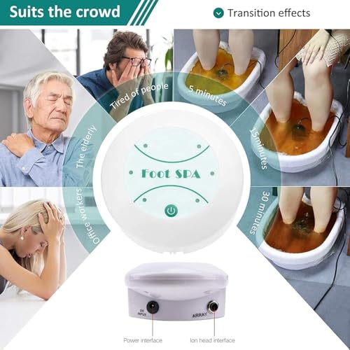 Máquina portátil de spa para pies con función detox miniatura 3