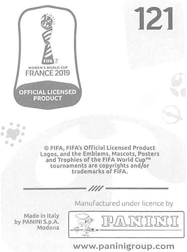 Miniatura 2 de 2019 Panini FIFA Women's World Cup France Album Stickers (Individual Sticker Only) Soccer #121 Bi Xiaolin China PR 2 Inch by 2 12 Inch Collectible