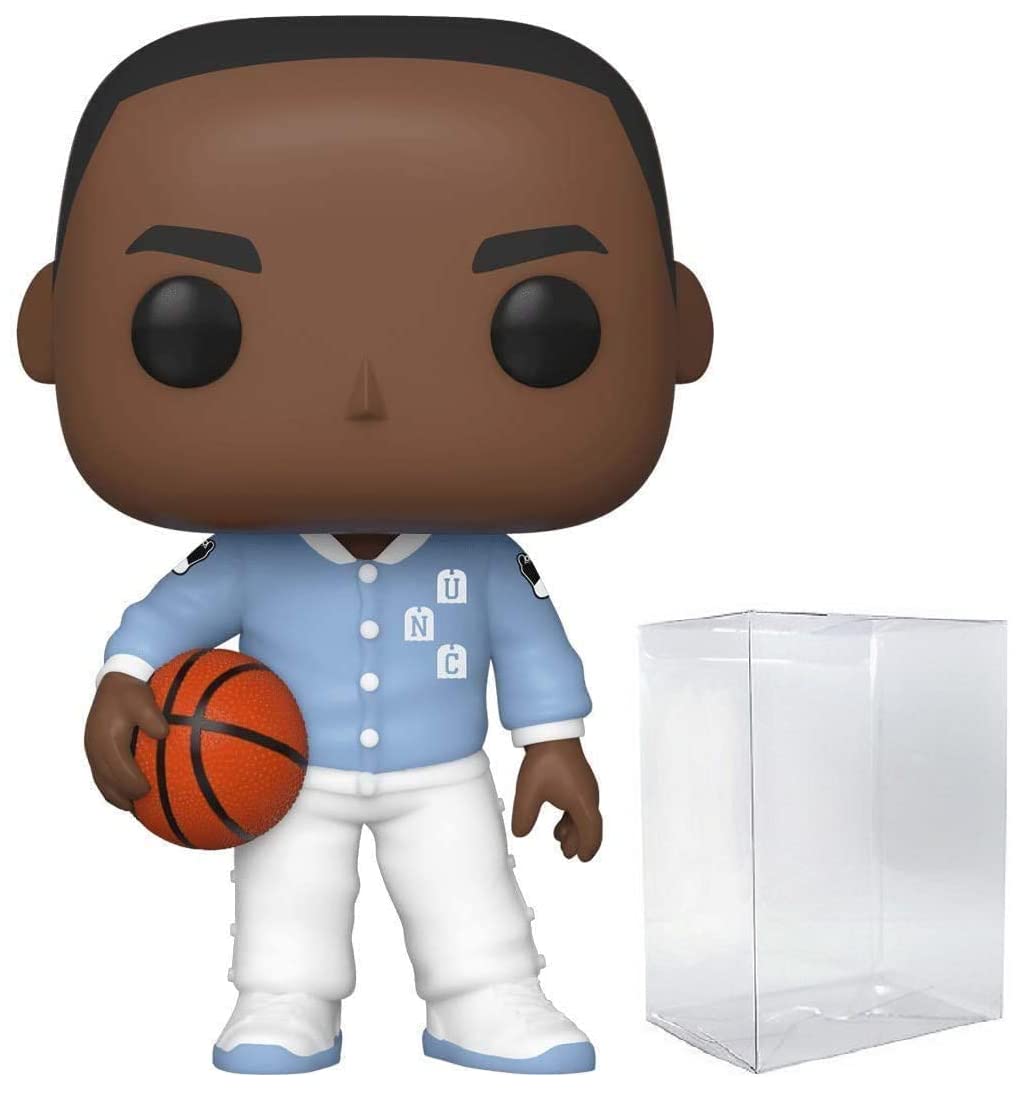POPBasketball: UNC - Michael Jordan (Tar Heels Warm Ups) Funko ! Vinyl Figure (Bundled with Compatible Box Protector Case)