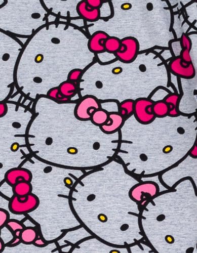 Image of Hello Kitty Girls Pullover FleeceHoodie and Leggings Outfit Set Toddler to Big Kid