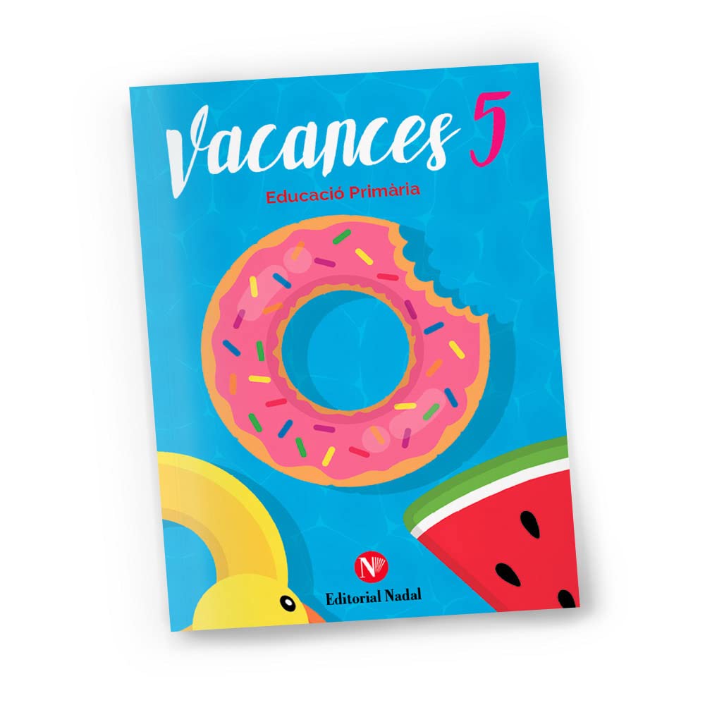 Vacances 5è Primària – Quadern d'Estiu Educatiu amb Llengua, Mates, Anglès i Medi | Amb Manualitats, i Solucionari | 10 a 11 Anys