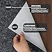 100% Waterproof Rug pad, 5x7 ft Area Rug Non-Slip Rug Pads, 1/4