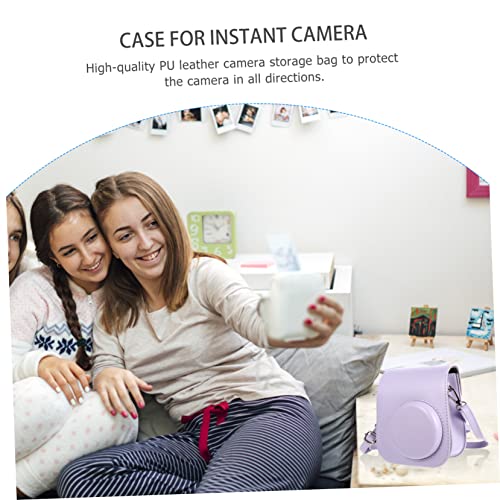 Bolsa para cámara instant mini estuche con pegatinas UKCOCO 6