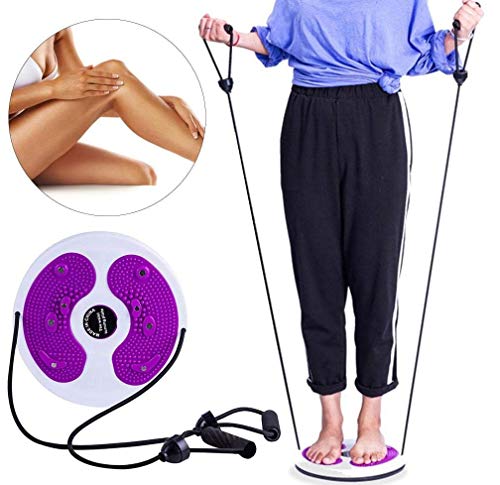 Disco de Torção Cintura Waist Twist Terapia Magnética Roxo + Chaveiro CBRN16099