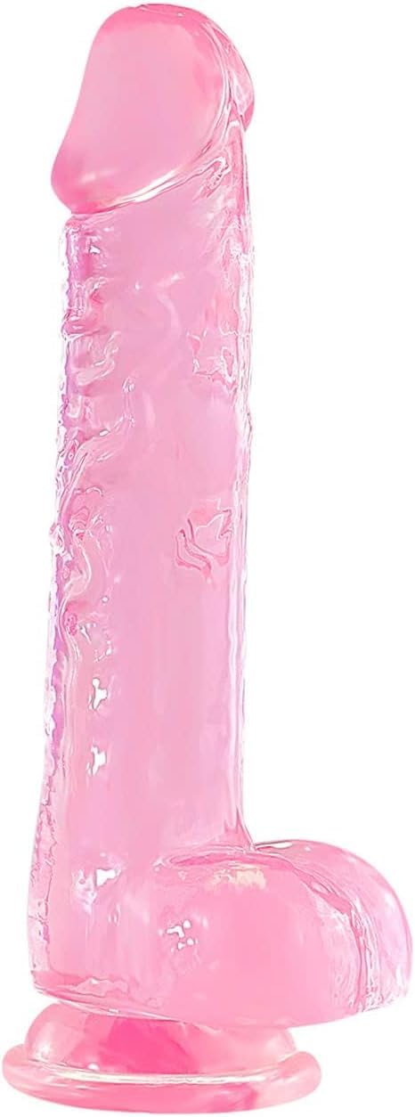 Thrusting Diodes for Her, Adult Toys for Women Realistic Silicone Dick with Strong Suction Cup for Hands Free Thrusting Play 1T5S