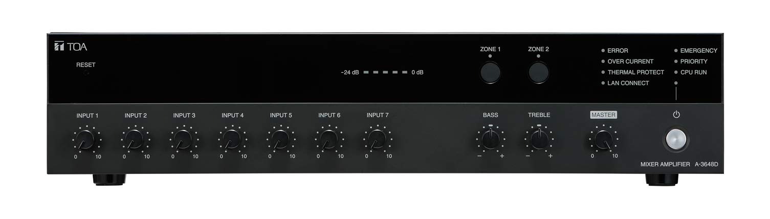 TOA PAアンプ Amazon.co.jp: TOA PAアンプ 480W 2局 A-3648D : 楽器・音響機器