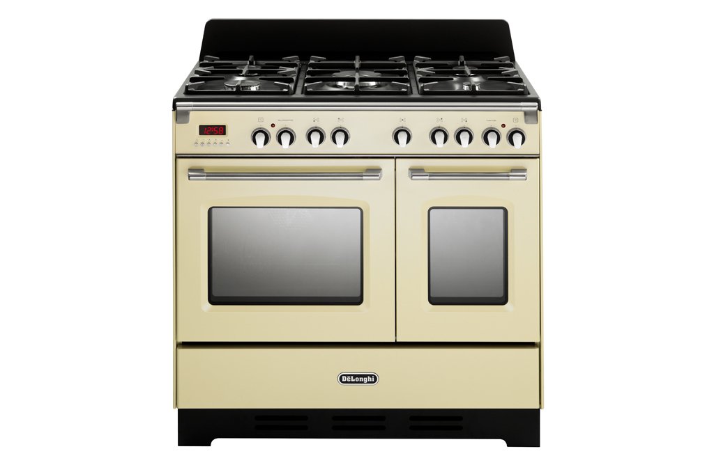 DeLonghi MEM 965T BA Intégré Cuisinière à gaz A Beige four et cuisinière - Fours et cuisinières (Built-in cooker, Beige, boutons, Rotatif, Devant, Cuisinière à gaz, Acier inoxydable)