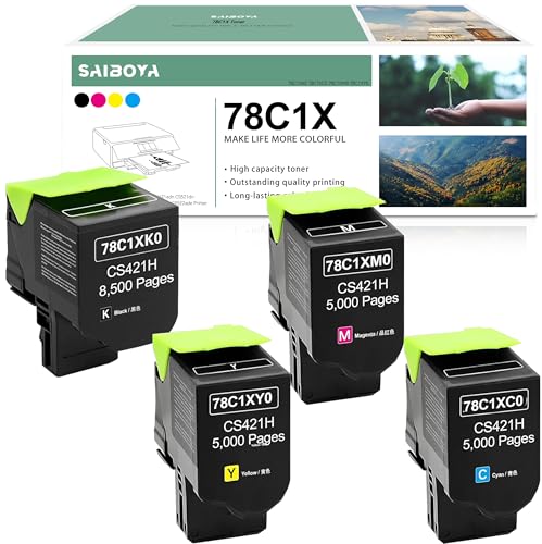 Cartouche 78C1XY0 jaune haut rendement compatible imprimante CS521