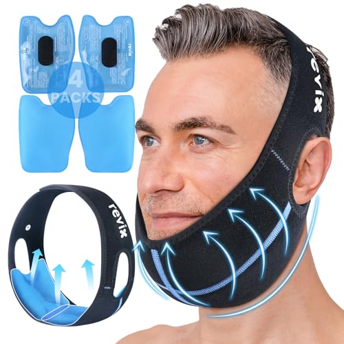 REVIX Wisdom Teeth Ice Pack Head Wrap with 3D Sewing...