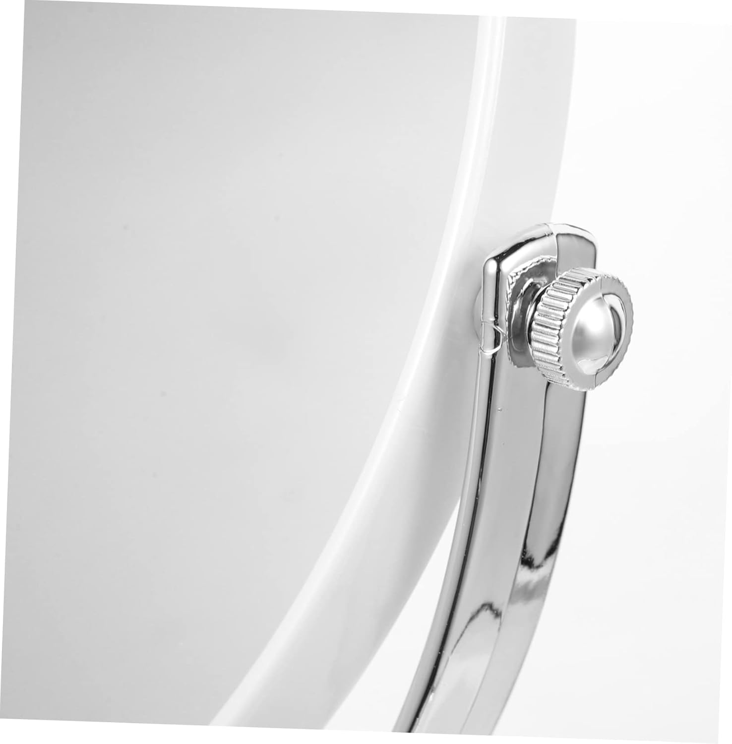 ULTECHNOVO Double-Sided Magnifying Makeup Mirror Rotating Tabletop Vanity Mirror for Home Use Reliable Cosmetic Mirror with Stable Base and Unique Design
