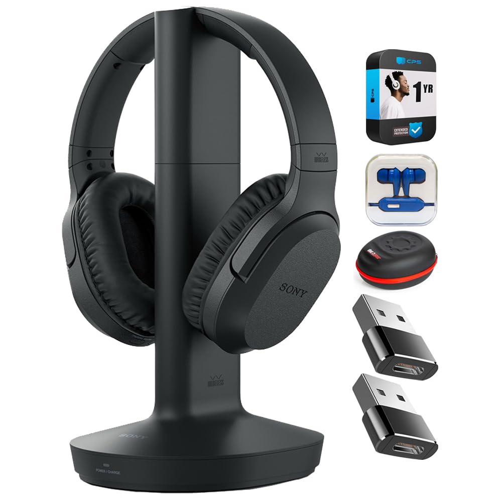 Amazon.com: Sony WHRF400 Wireless Home Theater Headphones Black