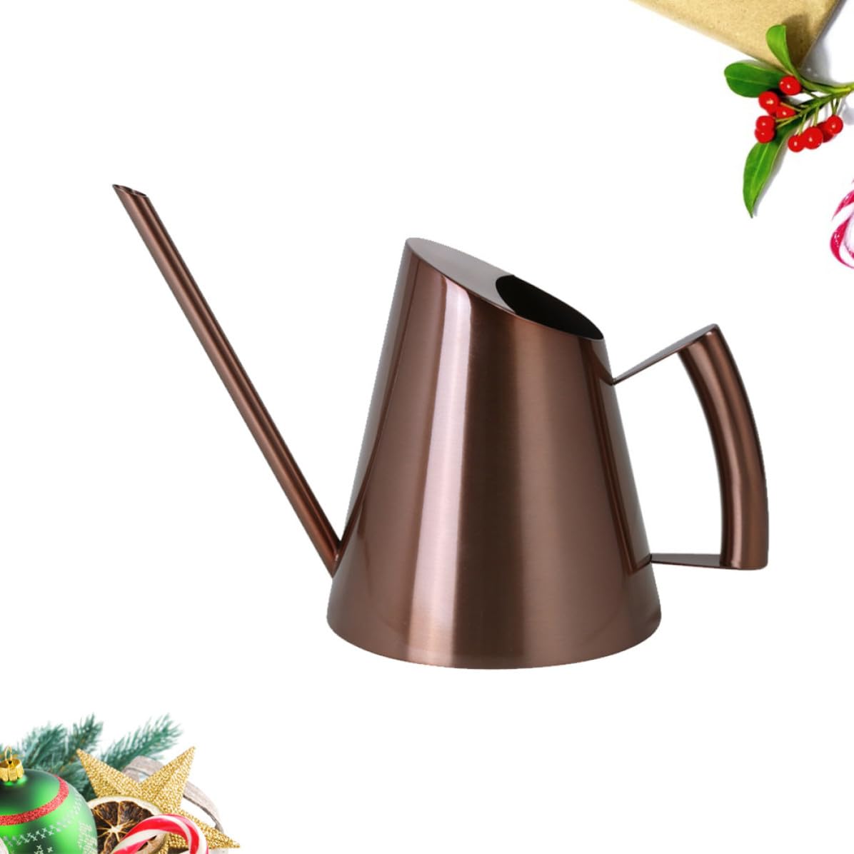 Annaffiatoio Resistente All'ossidazione in Acciaio Inossidabile da 1500ml Beccuccio per Irrigazione Precisa di Piante e Fiori da Giardino All'aperto