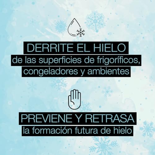 ERRECOM Axe, Limpiador descongelador y antihielo para congeladores y refrigeradores, Frasco de 1 L - imagen 3