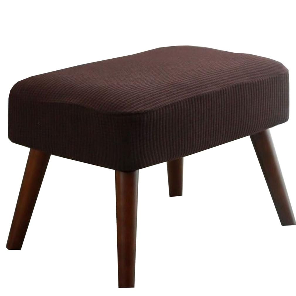 Zzdzw Curry Stool Covers Rectangle, Stretch Rectangle Bar Stool Covers Elastic Vanity Stool Cover Jacquard Chair Seat Slipcover Counter Stool Covers Saddle Seat Cover For Wooden Metal Bench (Color : )