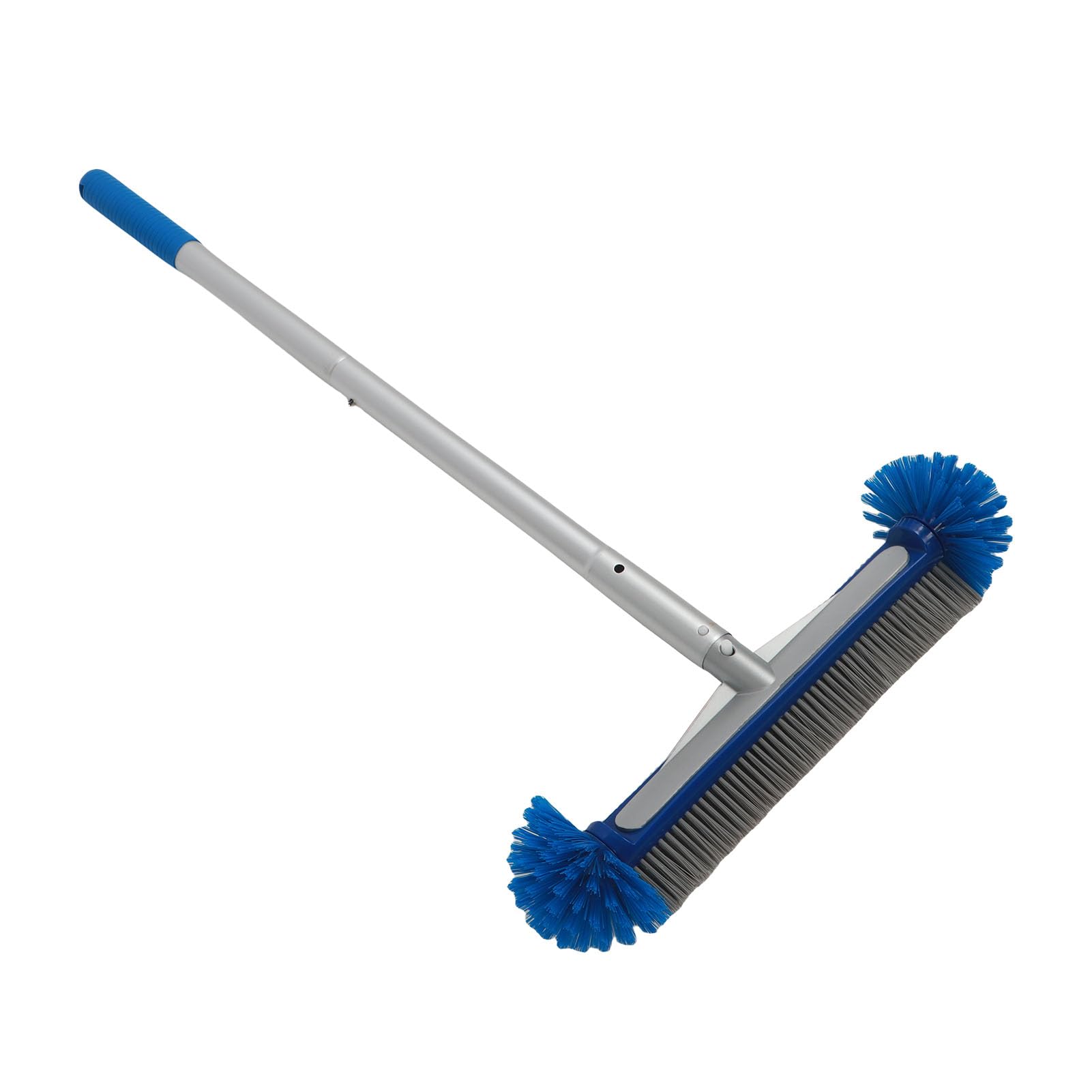 Generic Zestaw Szczotek do Czyszczenia Basenu o Zasięgu 360 Stopni, do Wanien Spa z Hydromasażem, Regulowane Drążki, 8 szt., materiał ABS