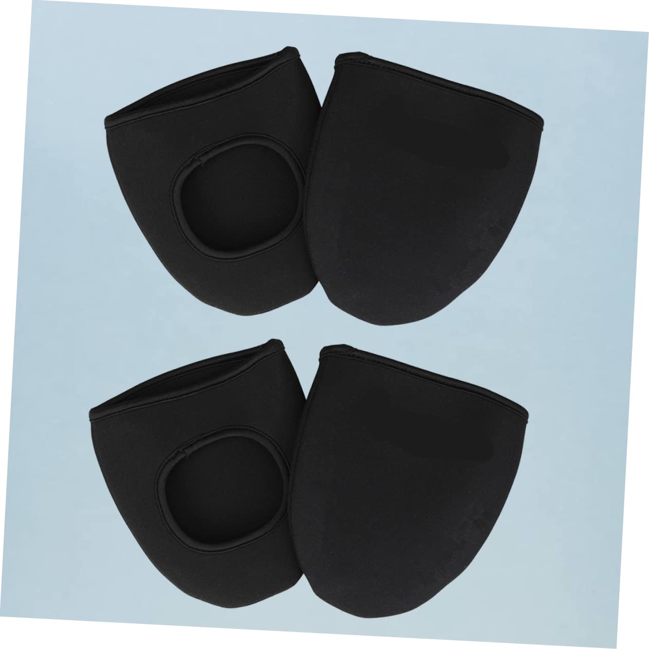 Garneck Biking Shoes Covers 2 Pairs Waterproof Warm Outdoor Slip-on/Off Cycling Accessory Neoprene Overshoes