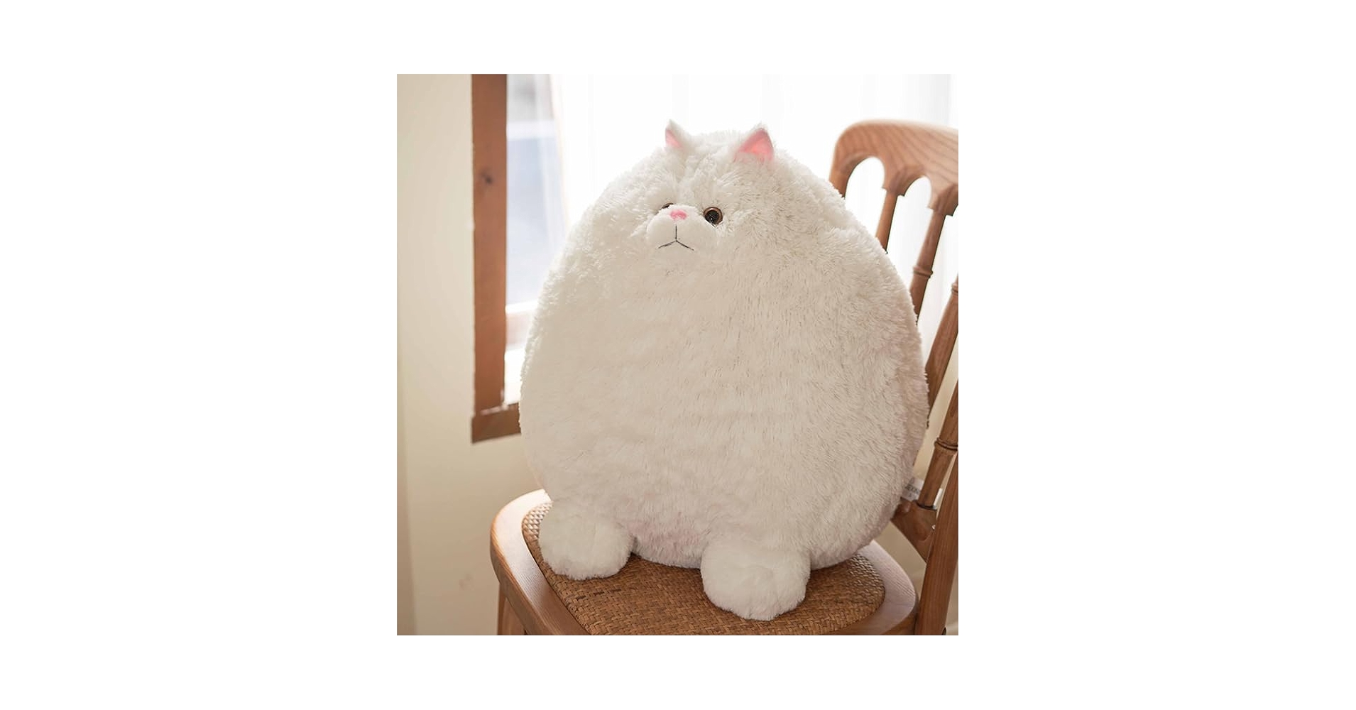 Amazon.co.jp: CIEXINNGN ビッグホワイトキャット ぬいぐるみ フワフワ