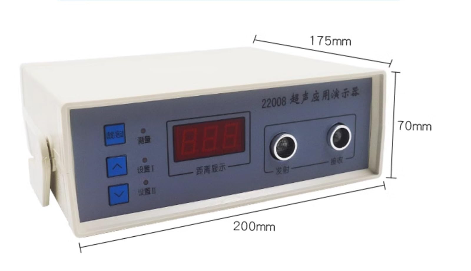 Demostrador De Aplicaciones Ultrasónicas Instrumento De Medición De Distancia Ultrasónica Un Instrumento For Realizar Mediciones De Distancia Ultrasónicas, Control Del Nivel De Agua, Alarma