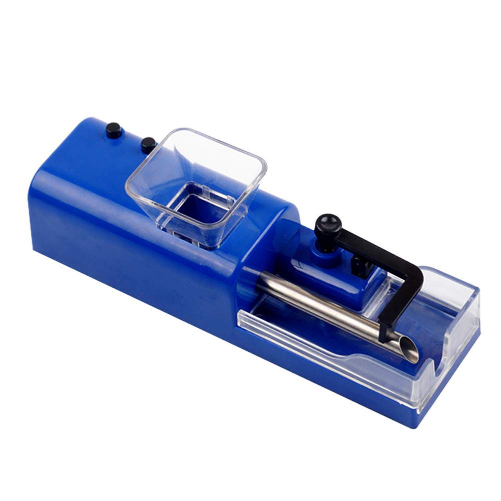 Rullo per Sigaretta elettrica, Macchina for Sigarette a Batteria, Piccola Macchina Portatile Ricaricabile Tramite USB, 220 V(Blue)