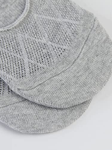 Kit 12 Pares Meia feminina Sapatilha Soquete Invisível,preto/branco/cinza/rosa