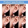 RENKE Hypoallergenic earrings Stud Earrings for Women, 6 Pairs 3-8mm Surgical Steel Earrings with Sparkling AAAAA+ Cubic Zirconia - Perfect for Every Occasion,earrings studs,stud earrings for women. #2