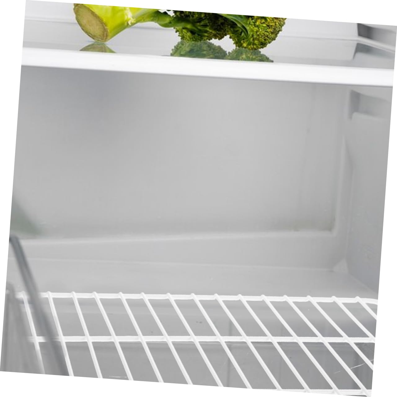 Mikinona Freezer Organizer aus Eisen mit Belüftetem Gitternetz Design Trennwand für Kühlschrankaufbewahrung zur Verlängerung der Frische in Gefrierschränken und Kühlvitrinen