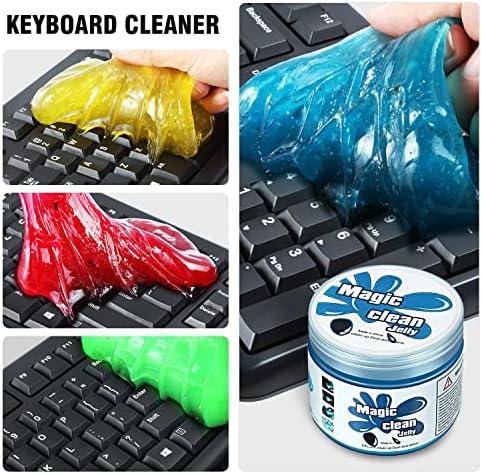 DNA MOTORING TOOLS-00150 (4 Pack) Car Cleaning Jelly Auto Detailing Tool Universal Clean Gel Auto Vent Air Interior Home & Office Electronics Keyboard Cleaner (4 Units),Blue+Red+Green+Yellow 4 DNA MOTORING TOOLS-00150 (4 Pack) Car Cleaning Jelly Auto Detailing Tool Universal Clean Gel Auto Vent Air Interior Home & Office Electronics Keyboard Cleaner (4 Units),Blue+Red+Green+Yellow