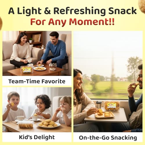 Image of Panchhi Coconut Biscuits 345 Gram | Crunchy and Sweet Coconut Cookies Made with Wheat Flour, Butter | Perfect Tea Time Snack (6 Month Shelf Life)