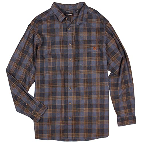 solaris Outdoors Men's Big & Tall Long Sleeve Shirt (Nightshadow 958 Blue, 3X-Large Tall, 3XT)