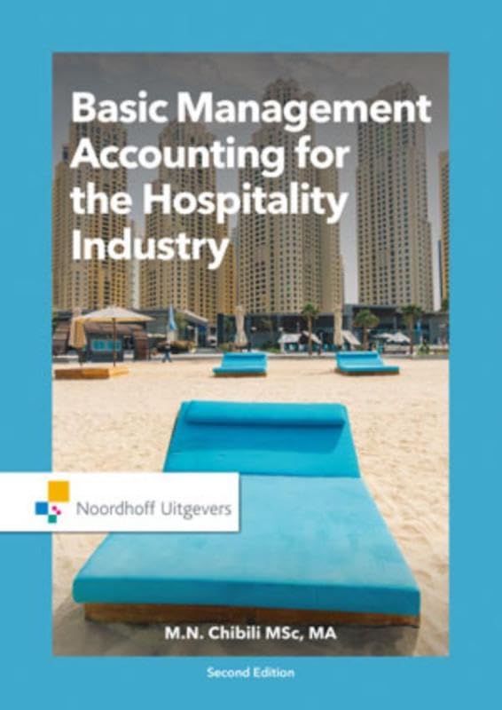 Basic Management Accounting for the Hospitality Industry (Routledge-Noordhoff International Editions)