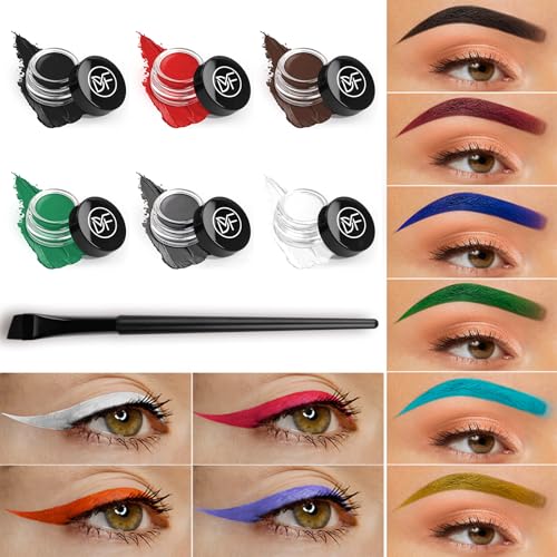 Eyeliner Gel con Pincel 5.51 in, Waterproof, Negro miniatura 4