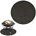 Tapis RéFractaire Rond Sous Barbecue Barbecues, Tampon de Protection de 27 Pouces Splatter Splatter Plaque de CheminéE Pliable Tapis De Protection RéUtilisable pour le Jardin, Terrasse, Camping, Foyer