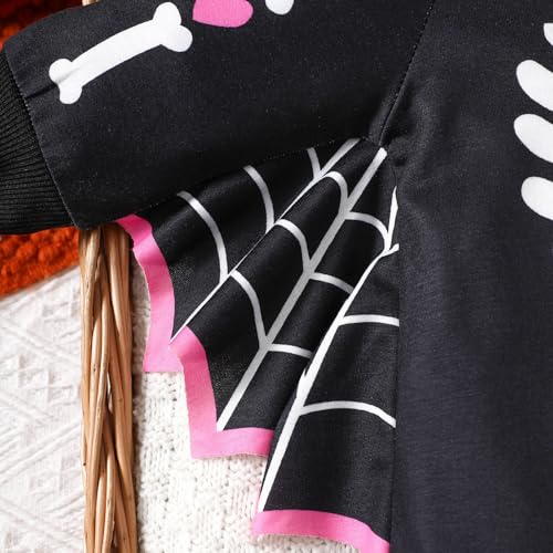 Baby Girl Stuff 3-6 Months Halloween Long Sleeve Romper Prints Cosplay Costume Hoodie 3 to 6 Months Baby Girl4