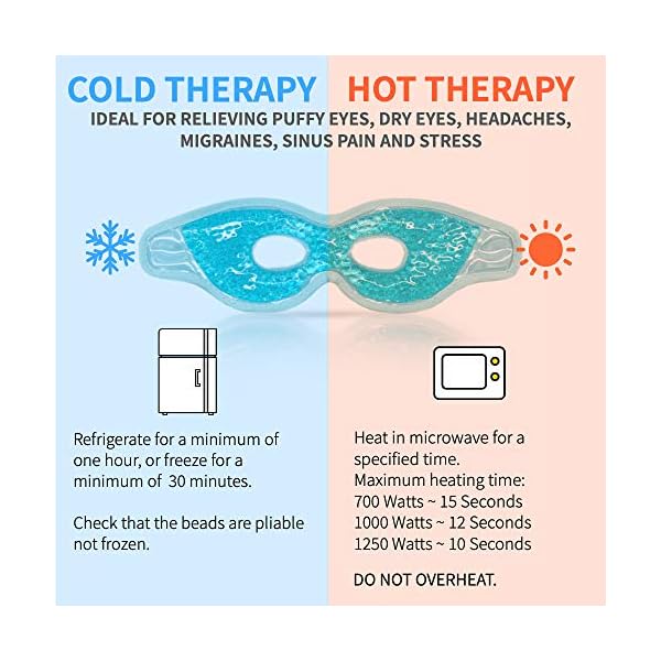 Gel-Beads-Eye-Mask-3D-Sleep-Mask-Cooling-Eye-Mask-Reduce-Puffy-Dark-Circles-Migraines-Headaches-Stress-Relief-3D-Contoured-Cup-Blindfold-Eye-Mask-Ultra-Lightweight-Comfortable-Sleeping-Mask-Gel-Eye-Ma Cooling Eye Mask + 3D Sleep Mask, Cooling Eye Mask Reduce Puffy Dark Circles Migraines Headaches Stress Relief, 3D Contoured Cup Blindfold Eye Mask Ultra Lightweight & Comfortable Sleeping Mask