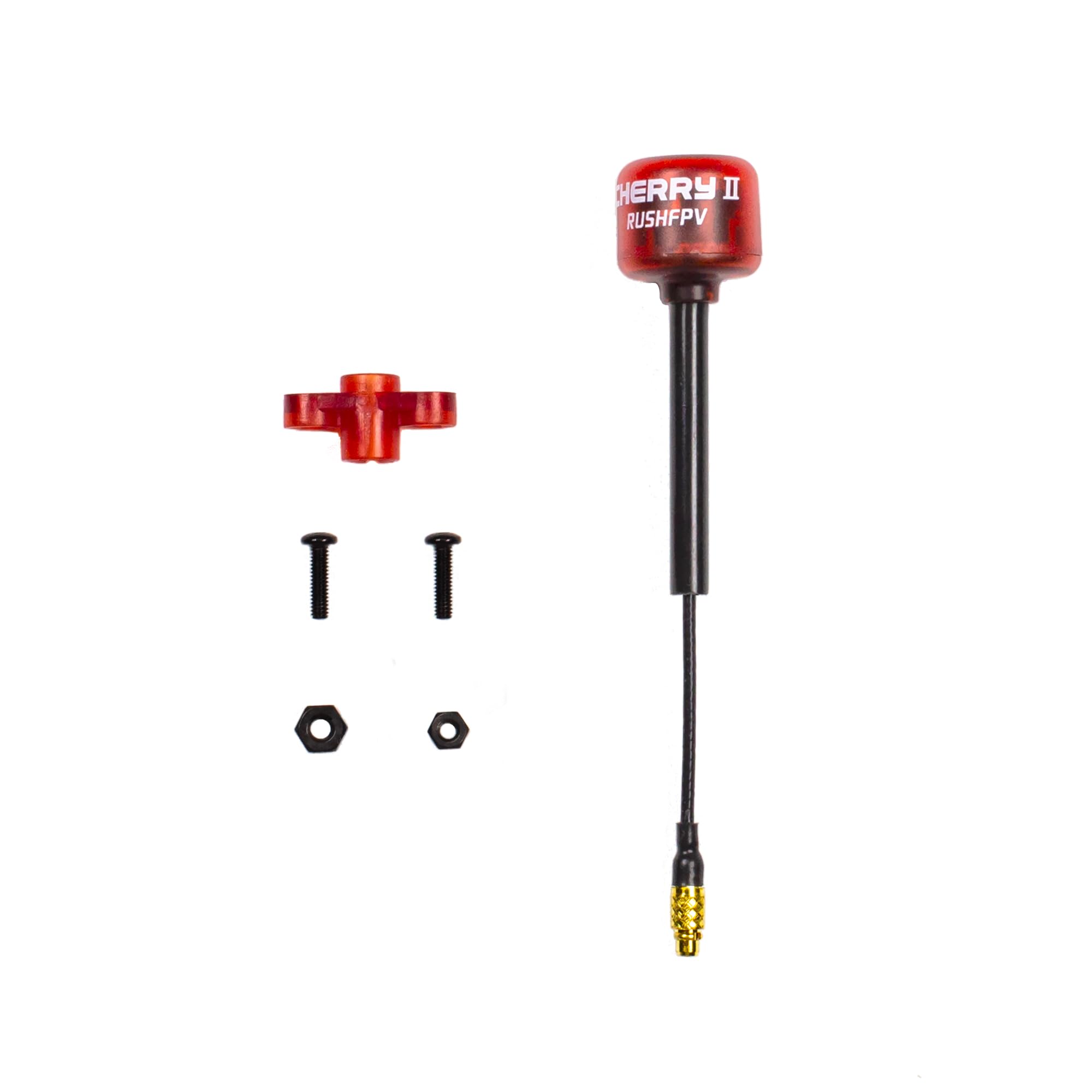 RushFPV Cherry2 5.8G FPV Antena RHCP para FPV Quadcopter Racing Drone (MMCX-St)