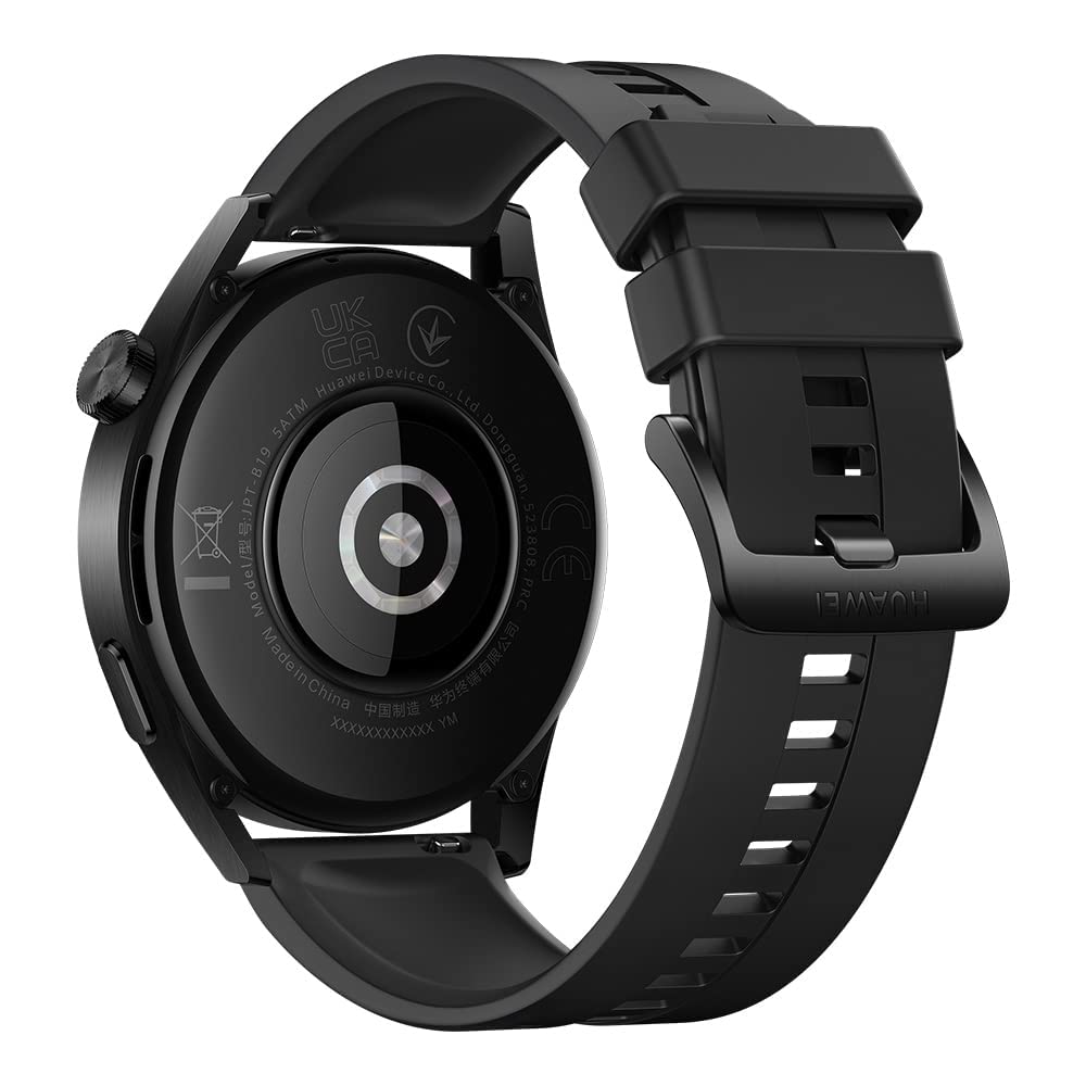 HUAWEI Watch GT 3 46 mm SmartWatch, Batteria di Lunga Durata, Monitoraggio SpO2, AI Running Coach, Monitoraggio Frequenza Cardiaca, Oltre 100 Modalità di Allenamento, Versione Italiana, Nero