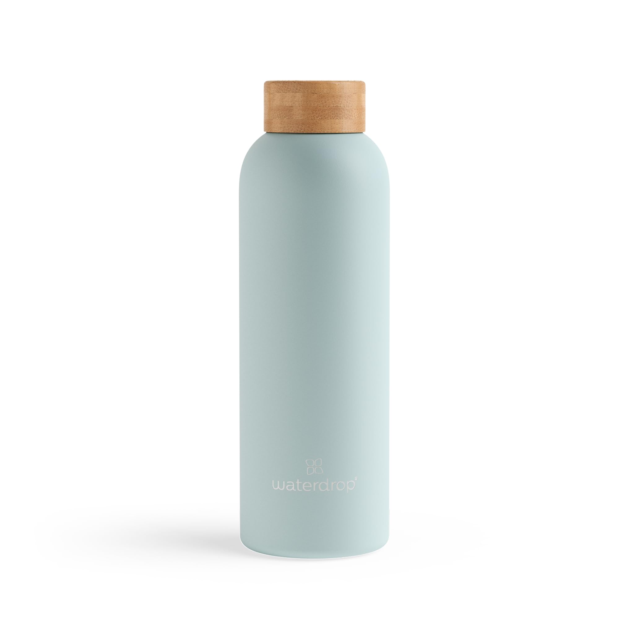 waterdrop® Borraccia Termica | Borraccia per acqua in acciaio 600ml | Thermos: mantiene il caldo per 24 ore e il freddo per 12 | Acciaio inox senza BPA | Sostenibile e Riutilizzabile