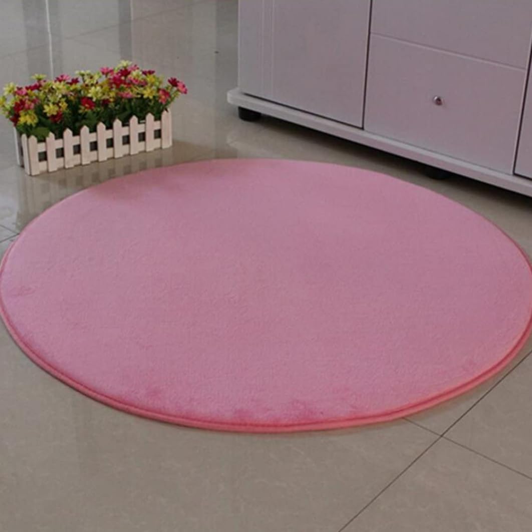Tappeto per Bambini, Tappetini da Gioco Rotondi per Tenda per Bambini Box Tappeto Rotondo da 40 Pollici per Tenda da Gioco Missingift Tappeti Circolari per per Camere da 100 cm, Angolo Calmat