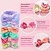 ZMOIVOK 6 Pcs Spa Headband for Washing Face,Skincare Headband with Removable Bow,Furry Face wash Headbands,makeup Headbands for Women,Teen,Girls,Christmas Gifts