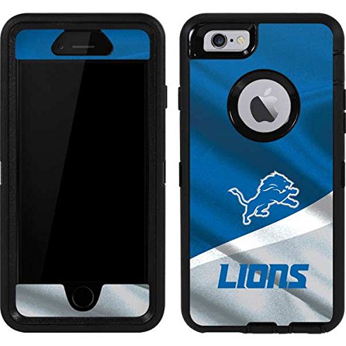 Skinit Decal Skin Compatible with OtterBox Defender iPhone 6 - Officially Licensed NFL Detroit Lions Design