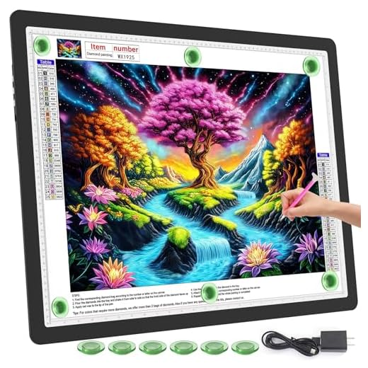 TOHETO A2 Rechargeable Light Pad for Artists