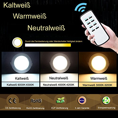 Wenrun illuminazione soggiorno scale GU10 LED 3