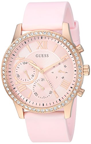 GUESS Women's U1135L2 Analog Display Japanese Quartz Pink Watch