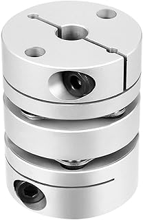 10mm to 14mm Flexible Coupling D32xL40 Clamp Tight Motor Shaft 2 Diaphragm Shaft Coupling Joint Connector