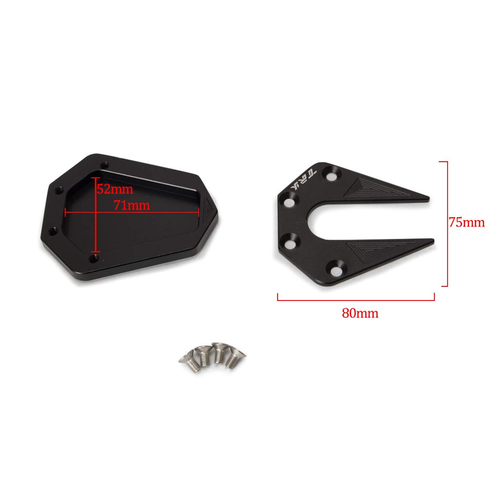 Supporto Piastra Cavalletto In Alluminio CNC Per Benelli TRK 502 2017-2018 - Accessorio Sicurezza Parcheggio Moto
