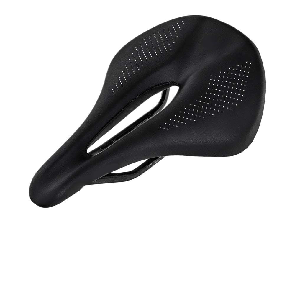 JIASHUNHE Bike Seat Carbon Saddle Road Mtb Bicycle For Man Cycling Trail Comfort Races Seat 240 * 143/155mm(Black 155mm)