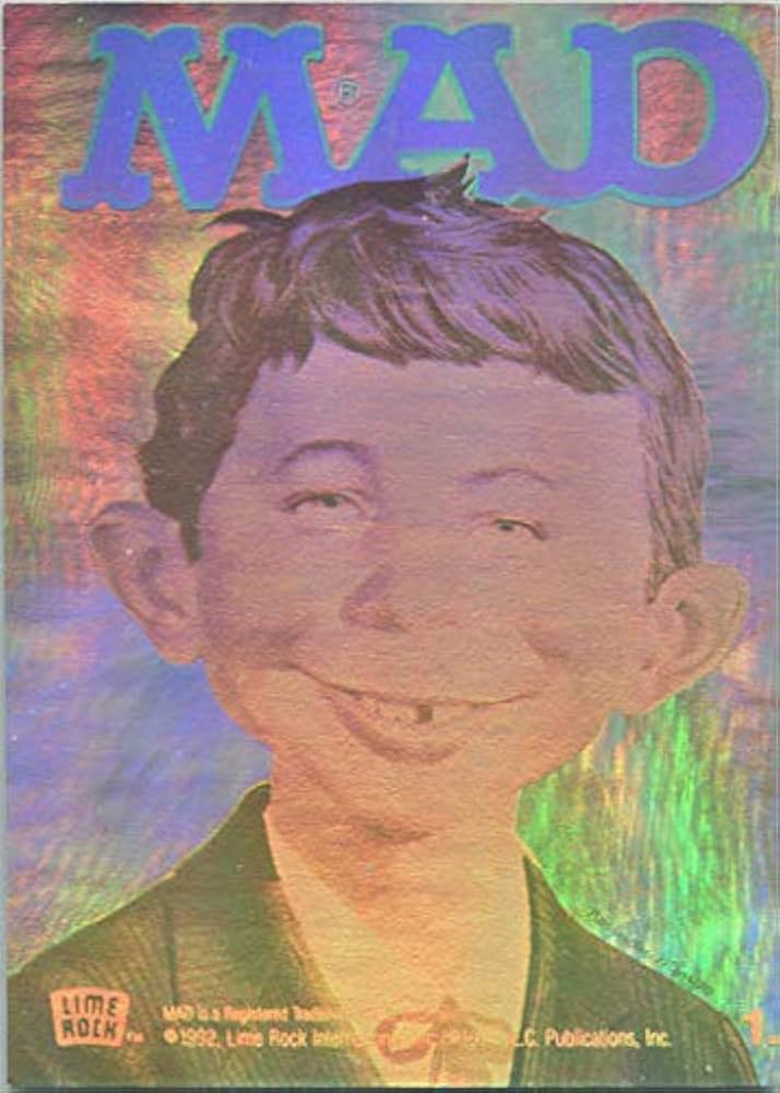 Mad Magazine Alfred E Neuman Hologram Chase Card at Amazon's