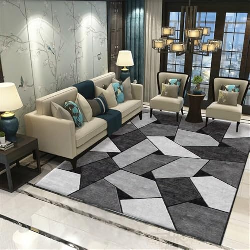Tapis doux chambre ado 160x250cm - Qualité durable et design épuré - 2
