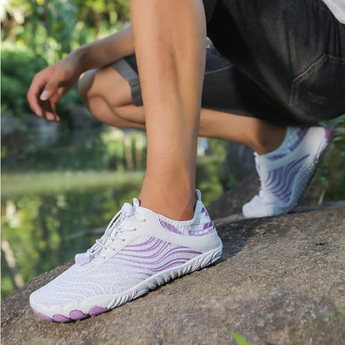 Image of Hike Barefoot Shoes Women's Men's Walking Running Gym Trainers Wide Fit Non-Slip Lightweight Outdoor Swim Surf Water Shoes
